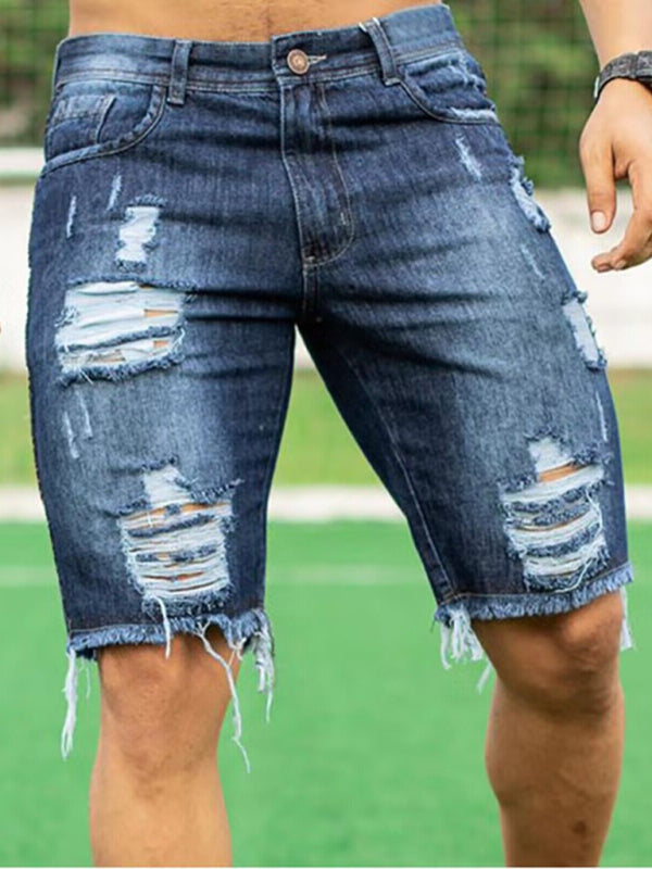 Slim Fit Fashion Jeans Men's Shorts - Stormyjay