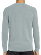 New Men's Round Neck Waffle Henley Shirt - Stormyjay