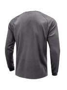 New Men's Round Neck Waffle Henley Shirt - Stormyjay