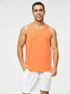 Men's loose round neck breathable and quick-drying running sports vest - Stormyjay