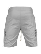 Casual Men's Slim Drawstring Shorts Thin Quarter Pants Cargo Shorts - Stormyjay