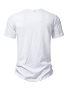 Men's Henley Casual Fashion Basic Short Sleeve T-Shirt - Stormyjay