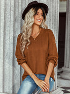 Women's fashion jacquard sweater top - Stormyjay