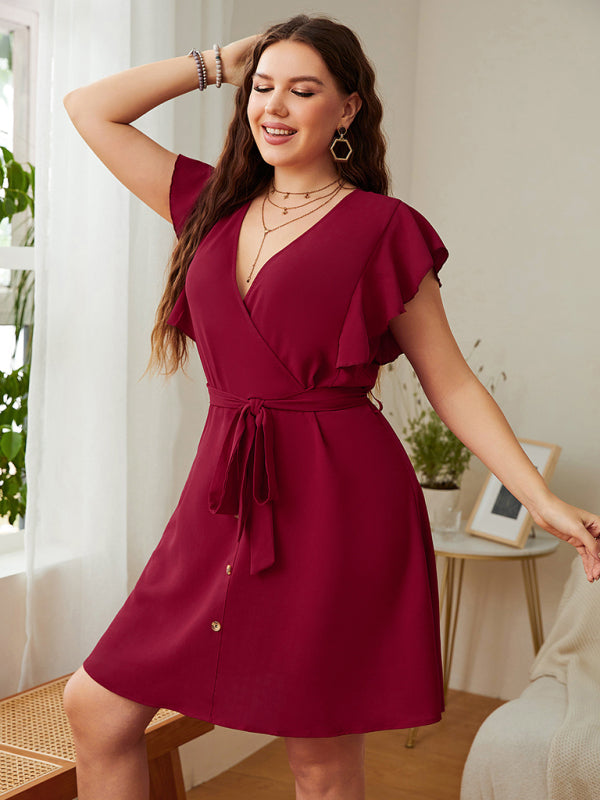 plus size women's fashion loose dress - Stormyjay