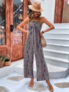 Women's bohemian ethnic print jumpsuit - Stormyjay