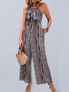 Women's bohemian ethnic print jumpsuit - Stormyjay