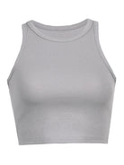 Women's Solid Color Basic Base Layer Stretch Tank Top - Stormyjay