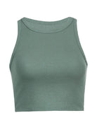 Women's Solid Color Basic Base Layer Stretch Tank Top - Stormyjay