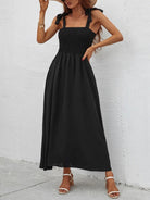 Sexy Slim Dress Sleeveless Sling Print Temperament Women's Long Dress - Stormyjay