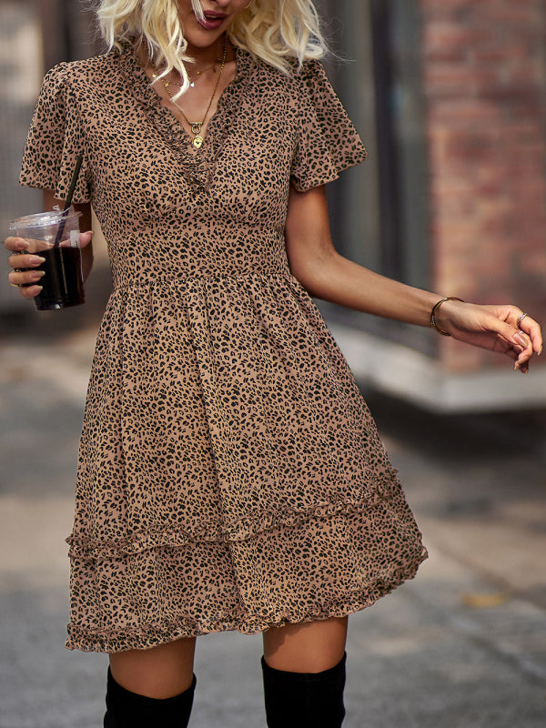 Casual all-match spring and summer sexy short dress - Stormyjay