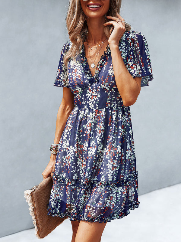 Casual all-match spring and summer sexy short dress - Stormyjay