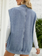 New denim vest vest summer fashion trend denim sleeveless vest - Stormyjay