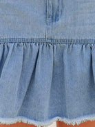 New style washed denim wish pleated skirt for women - Stormyjay