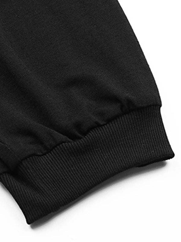 Hooded Zip Loose Casual Cargo Jumpsuit - Stormyjay