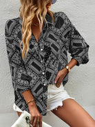 New Four Seasons Casual Print Long Sleeve Shirt - Stormyjay