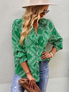 New Four Seasons Casual Print Long Sleeve Shirt - Stormyjay