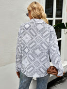 New Four Seasons Casual Print Long Sleeve Shirt - Stormyjay