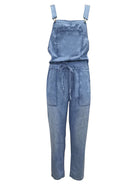 Denim Jumpsuit Loose Fashion Elastic Mid Waist Jumpsuit Women's Pants - Stormyjay