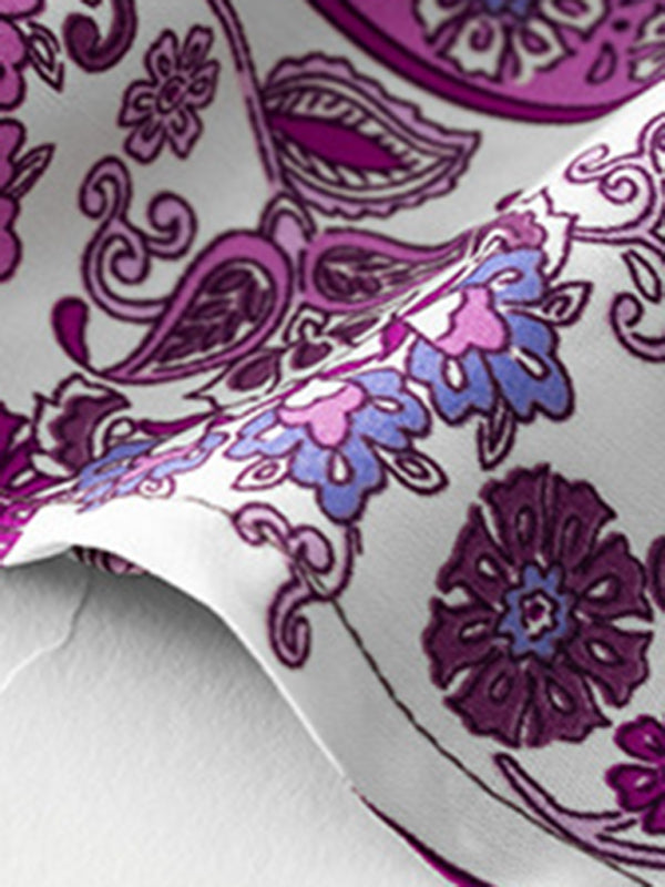 Women's Printed Vacation Casual Long Sleeve Top - Stormyjay