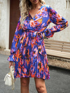 printed dress temperament elegant dress - Stormyjay