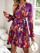 printed dress temperament elegant dress - Stormyjay