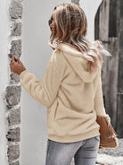 Fur coat warm loose solid color sweater leisure style - Stormyjay