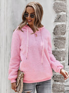 Fur coat warm loose solid color sweater leisure style - Stormyjay