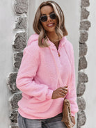 Fur coat warm loose solid color sweater leisure style - Stormyjay