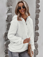 Fur coat warm loose solid color sweater leisure style - Stormyjay