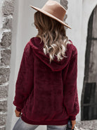 Fur coat warm loose solid color sweater leisure style - Stormyjay