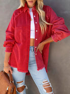 Casual Fringed Ripped Loose Denim Jacket - Stormyjay