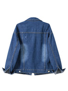 Women's New Colorful Large Size Denim Jacket - Stormyjay