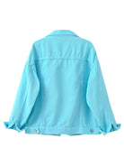 Women's New Colorful Large Size Denim Jacket - Stormyjay