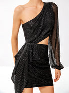 Women's Elegant and sexy Shiny party cocktail dress - Stormyjay