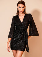 Women's Elegant and sexy Shiny party cocktail dress - Stormyjay