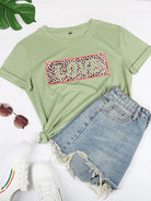 New Fashion Women's Valentine's Day Clothing Printed Fashion Short Sleeve T-Shirt - Stormyjay