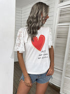 New Fashion Women's Valentine's Day Clothing Printed Short Sleeve T-Shirt - Stormyjay