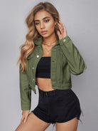 Women's new casual denim short jacket - Stormyjay