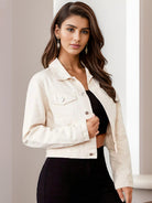 Women's new casual denim short jacket - Stormyjay