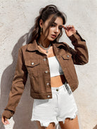 Women's new casual denim short jacket - Stormyjay