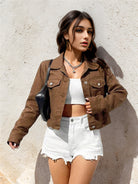 Women's new casual denim short jacket - Stormyjay