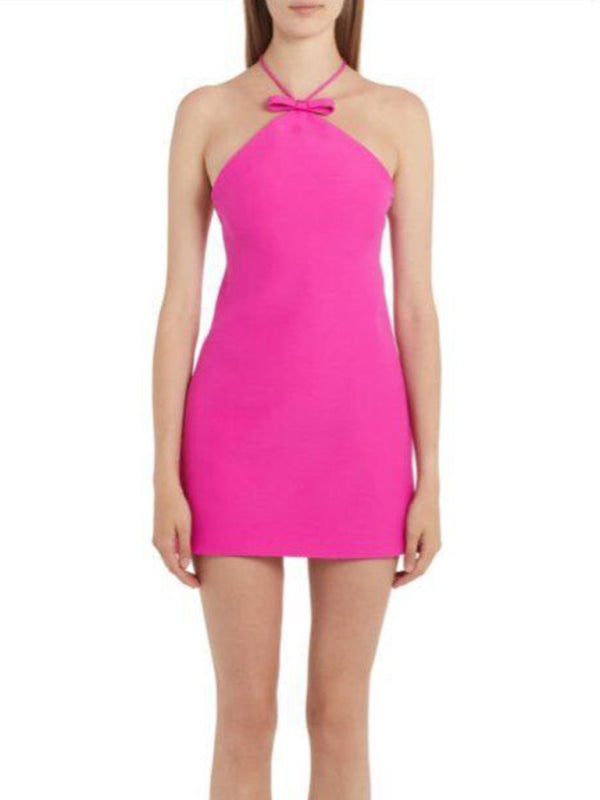 Sexy Halter Neck Backless Bodycon Party Dress - Stormyjay