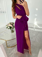 New women's party sexy off-shoulder dress - Stormyjay