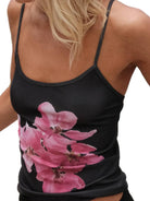 New spring and summer contrasting color sexy backless slim vest for hot girls - Stormyjay