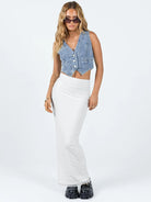 New women's V-neck denim hot girl vest top - Stormyjay