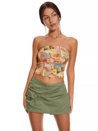 Fashion new women's Y2K printed tube top vest - Stormyjay