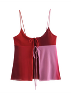 New Silk Screen Printed Camisole Top - Stormyjay