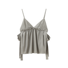 New women's wear with lace-up ruffled top - Stormyjay