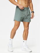 Men's breathable loose version quick-drying running training three-quarter shorts - Stormyjay