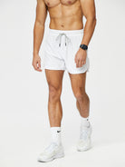 Men's breathable loose version quick-drying running training three-quarter shorts - Stormyjay